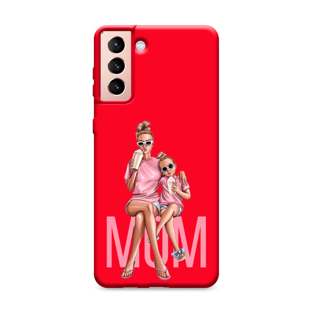 

Чехол Awog на Samsung Galaxy S21 + / Самсунг S21 + "Lovely mom", Разноцветный, 2102153-1