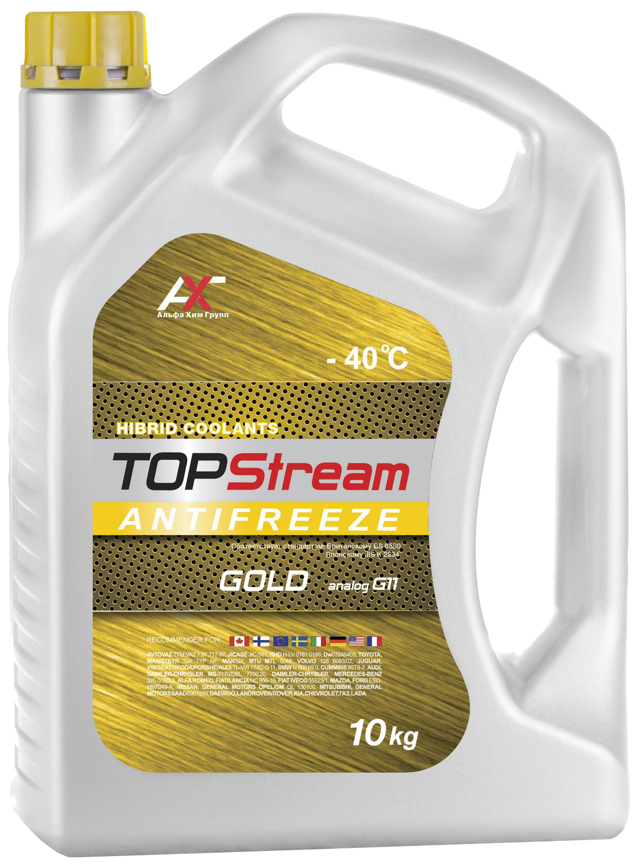 фото Ант. top stream gold -30 5 кг (канистра прозрачная) ats30g0005 top strеаm