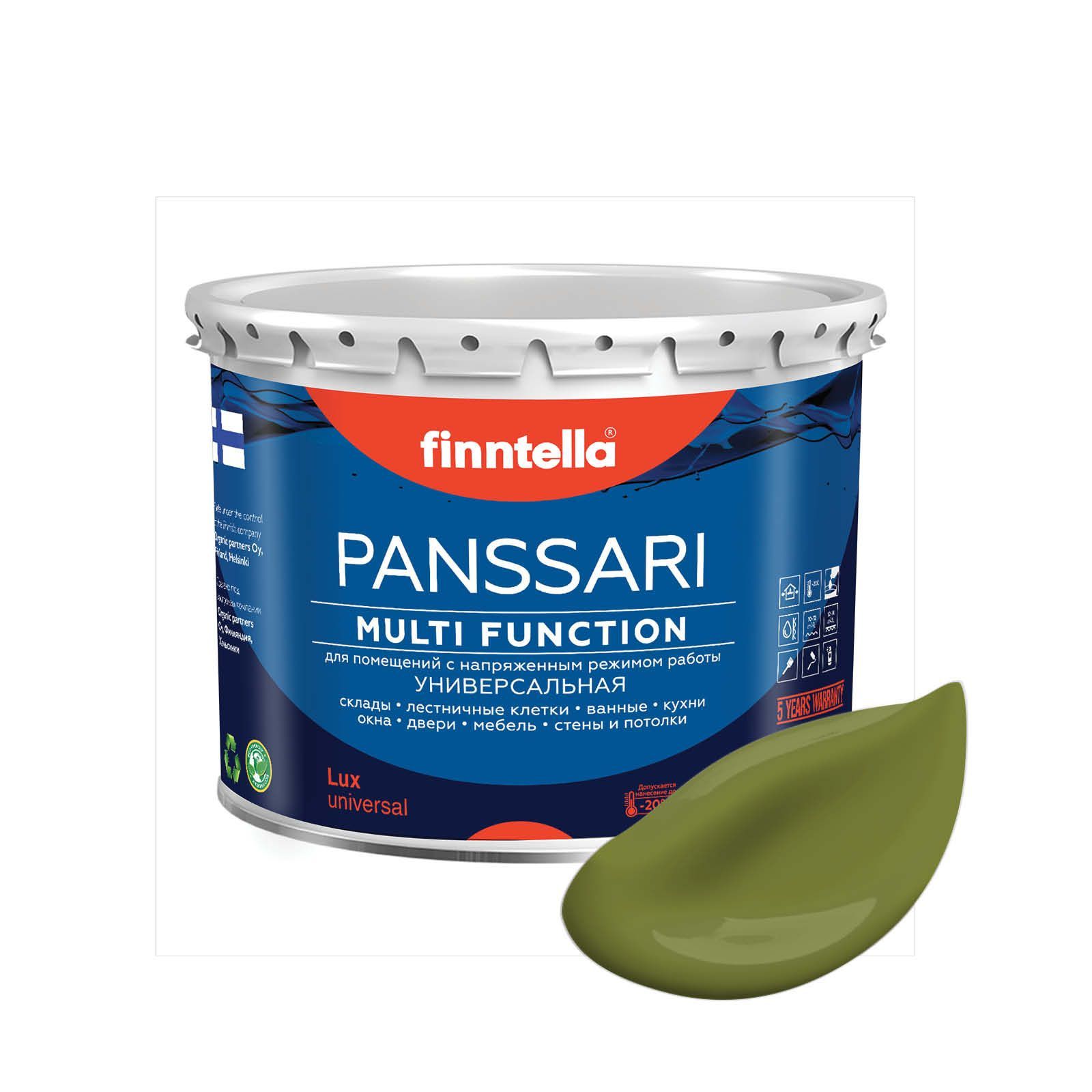 

Краска PANSSARI, RUOHO травяной зеленый, 2,7л, PANSSARI. Грунт-эмаль для всех типов поверхностей. Защитная. Эмаль универсальная. Быстросохнущая.