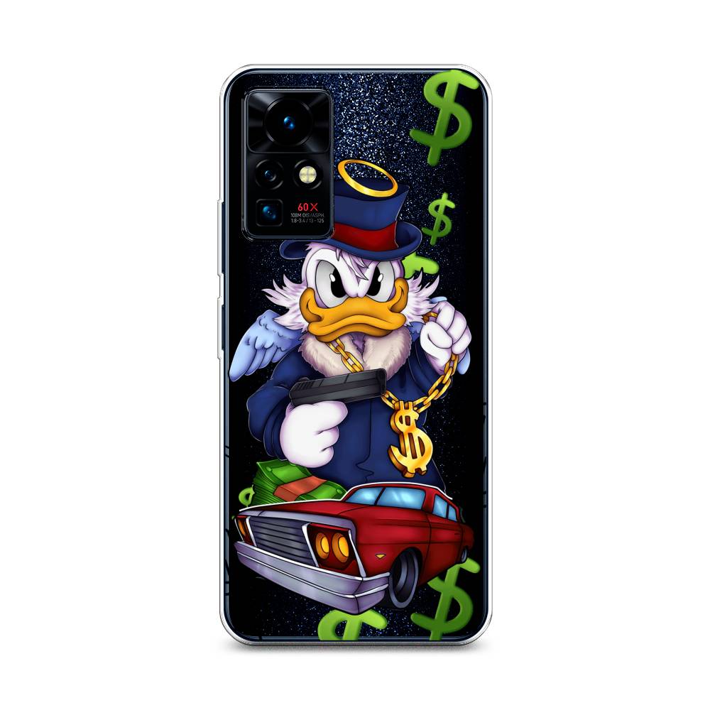 

Чехол на Infinix Zero X Pro "Scrooge McDuck with a Gold Chain", Красный;синий;белый, 3101150-6