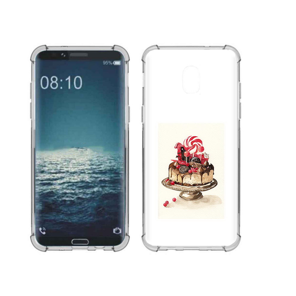 

Чехол MyPads Tocco для Samsung Galaxy J3 вкусный торт (PT226926.574.262), Прозрачный, Tocco
