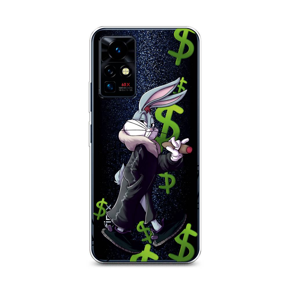 

Чехол на Infinix Zero X Pro "Rich Bugs Bunny", Зеленый;черный;голубой, 3101150-6