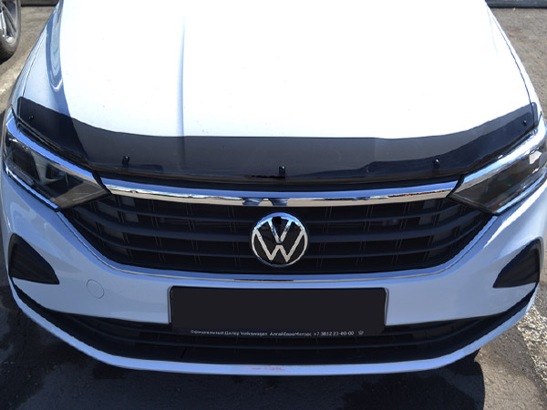 

Дефлектор Капота Черный Для Volkswagen Polo (2017-2022)
