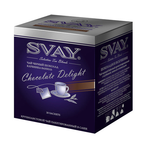 Чай Svay Chocolate Delight 20*2г саше (8к)