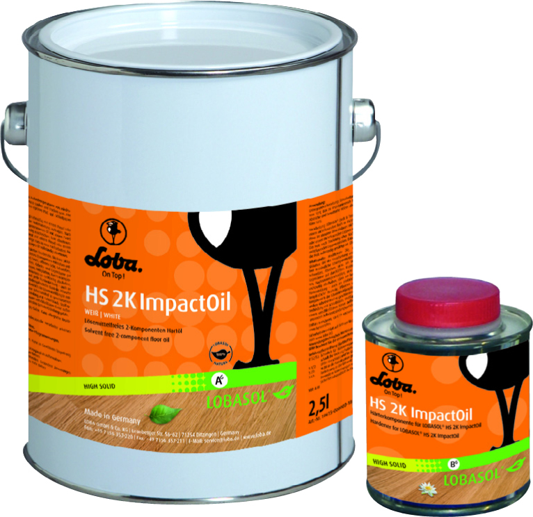 Масло-воск Loba 2K Impact Oil (0.75 л.) натуральный