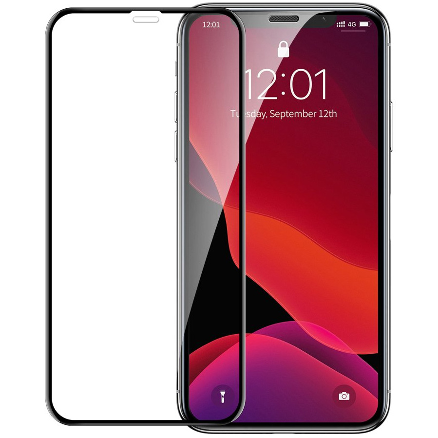 

Защитное стекло для iPhone 11 Pro/X/XS 0.23мм Baseus - Черное (SGAPIPH58-APE01)