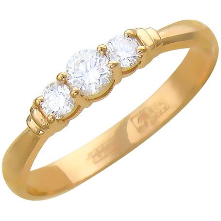

Кольцо женское Эстет 01К615584 р.19, 01К615584