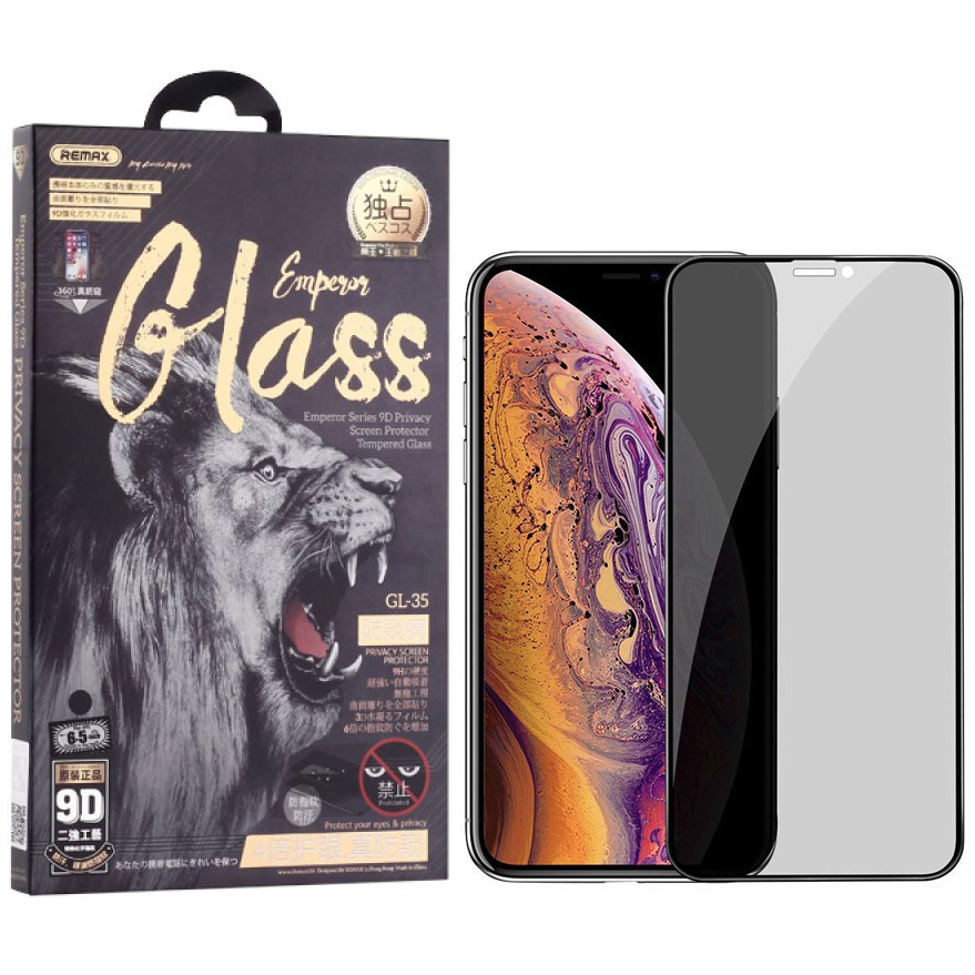 

Защитное стекло для iPhone 11 Pro Max/XS Max Remax Emperor Series 9D GL-35 - Черное
