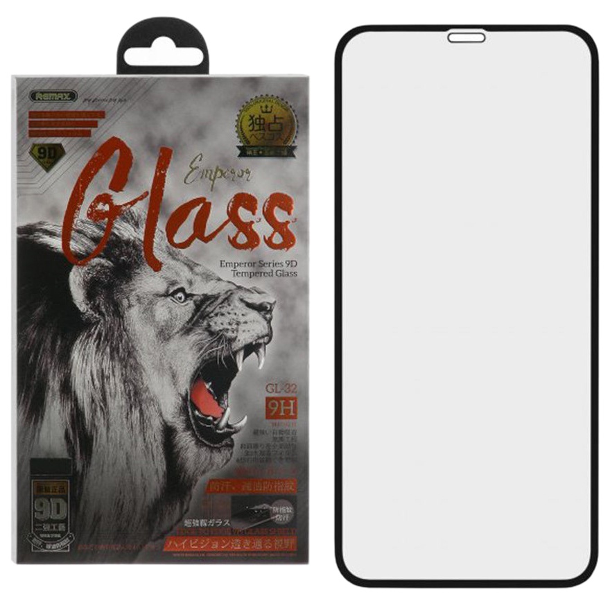 

Защитное стекло для iPhone 11/XR Remax Emperor Series 9D GL-32 - Черное