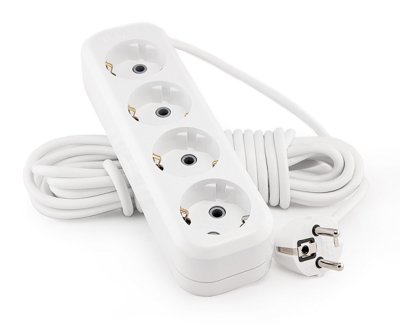 

Удл. Lux У4-Е-10 Wh, У4-Е-10 белый