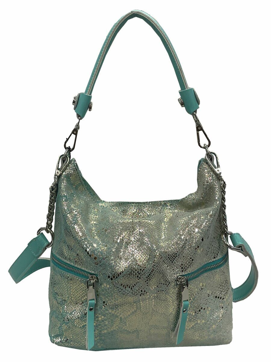 

Сумка женская LUCKSET 00-00003056, turquoise, 00-00003056