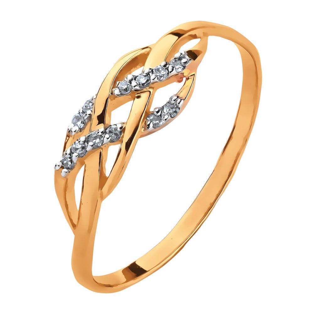 

Кольцо из красного золота с бриллиантом р.  585Gold 101000169, 101000169