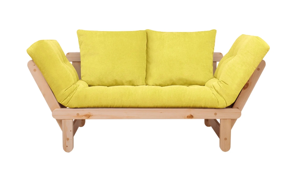 фото Диван-кровать андерсон сламбер, сосна натуральная/лимонный