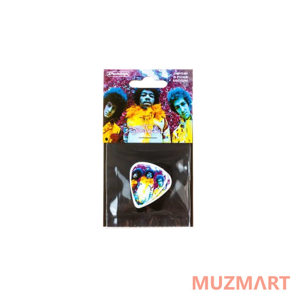 

Dunlop JHP01M Jimi Hendrix Experienced 6Pack Медиаторы, Разноцветный