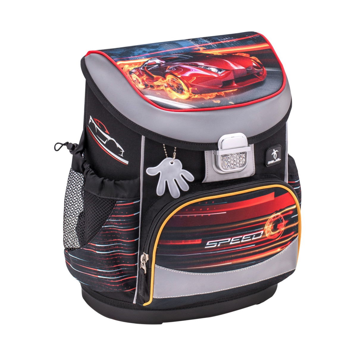 

Школьный ранец Belmil Mini-Fit "SPEED", серия 405-33-P13, Черный, SPEED