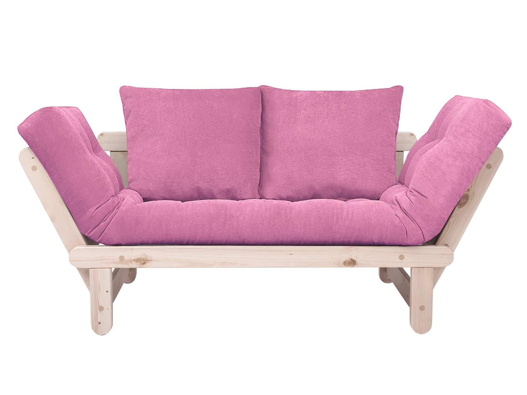 фото Диван-кровать андерсон сламбер, дуб беленный/розовый