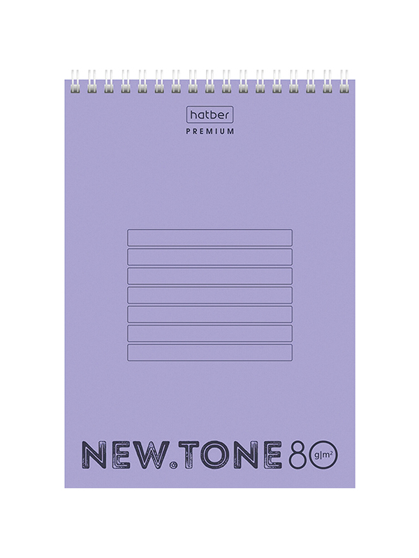 

Блокнот Hatber Premium Newtone Лаванда А5 80 листов 80Б5A1гр_05019, Лаванда