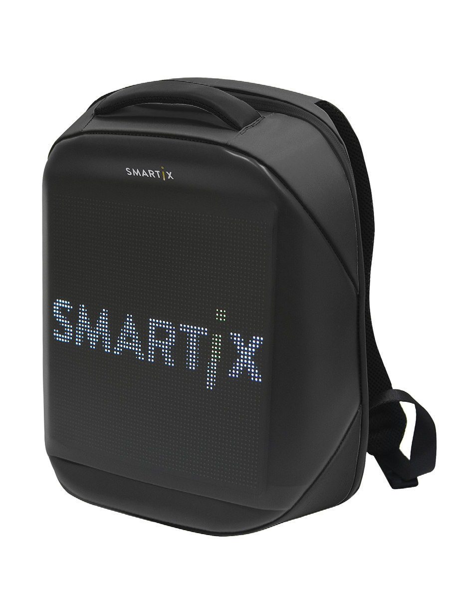 фото Рюкзак с экраном smartix led 4s plus черный (power bank в комплекте)