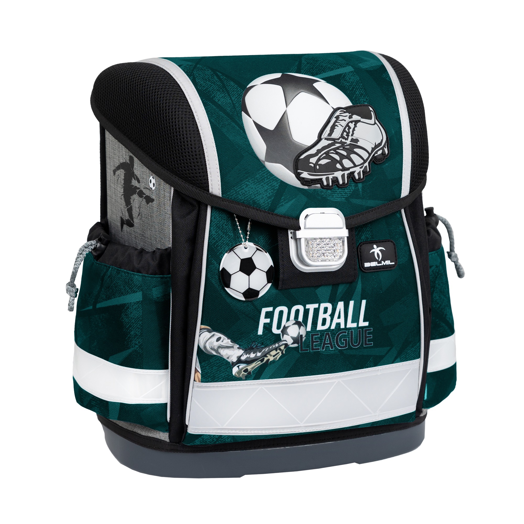 

Школьный ранец Belmil Classy "FOOTBALL", серия 403-13-25, Бирюзовый, FOOTBALL
