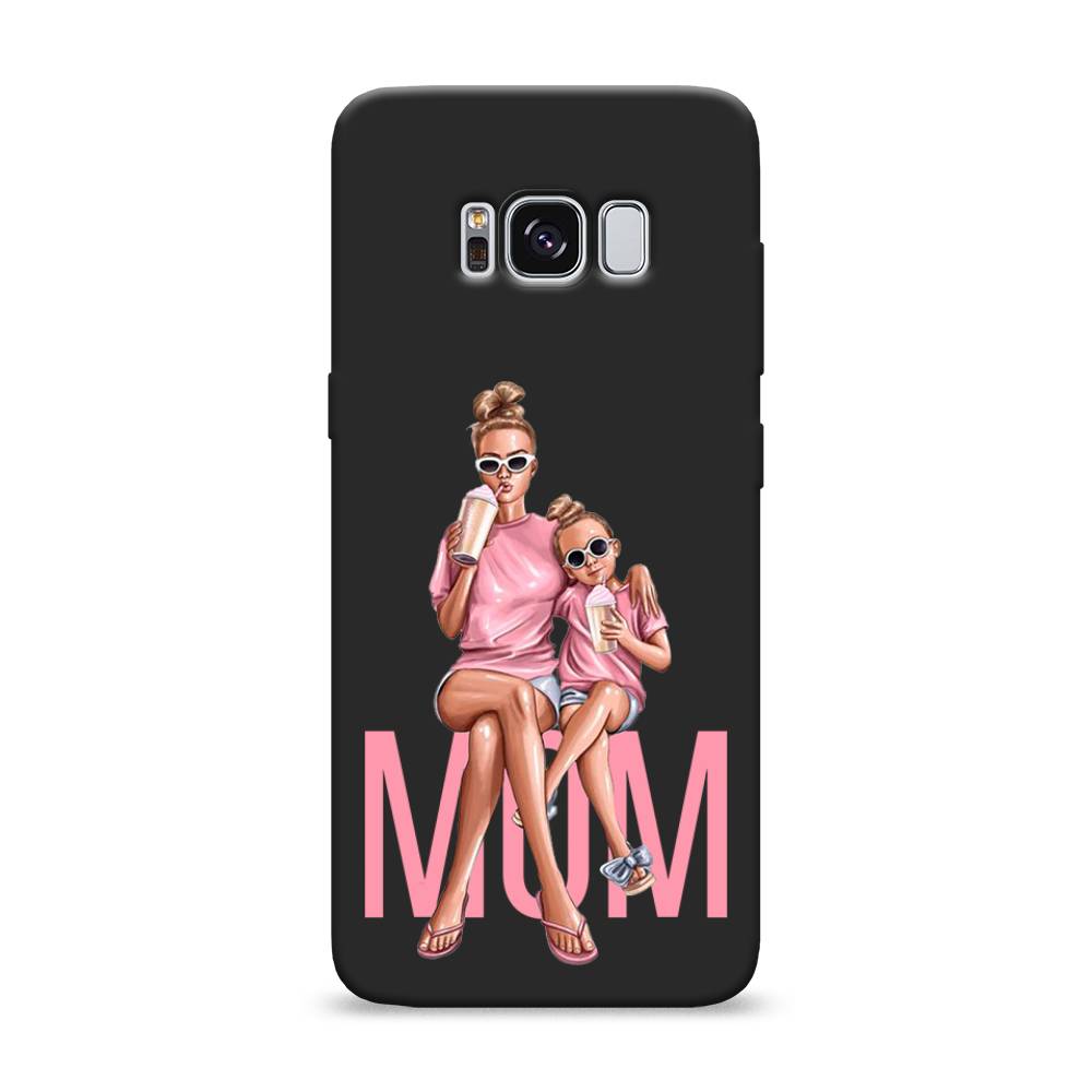 фото Матовый силиконовый чехол "lovely mom" на samsung galaxy s8 awog