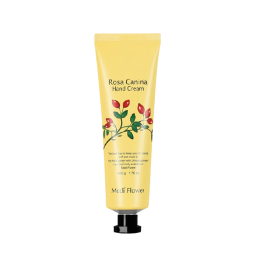 фото Mediflower крем для рук с ароматом шиповника - rosa canina hand cream, 50г medi flower