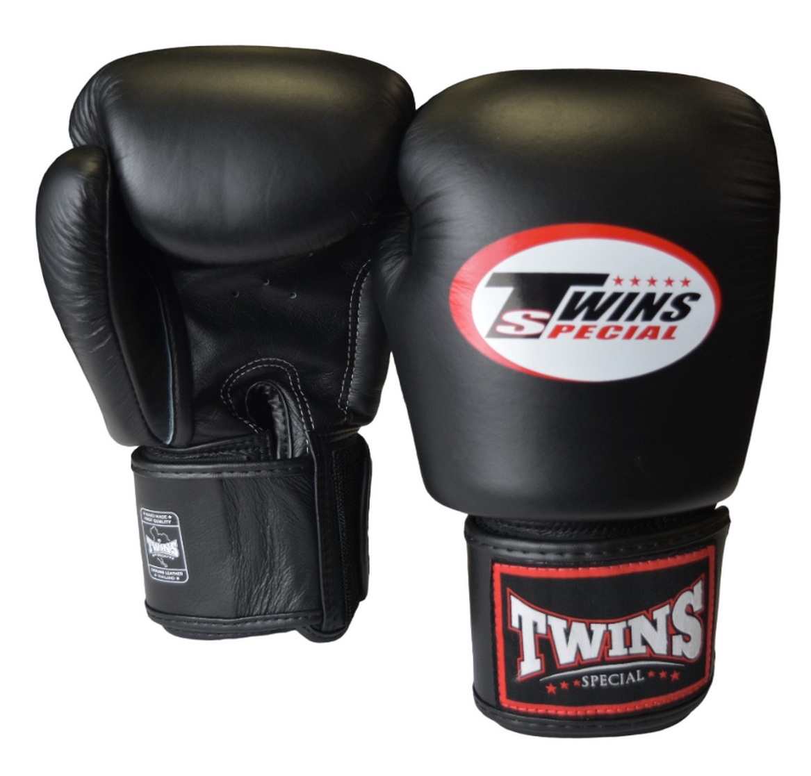 Боксерские перчатки Twins Special BGVL-3 Black черные 12 унций