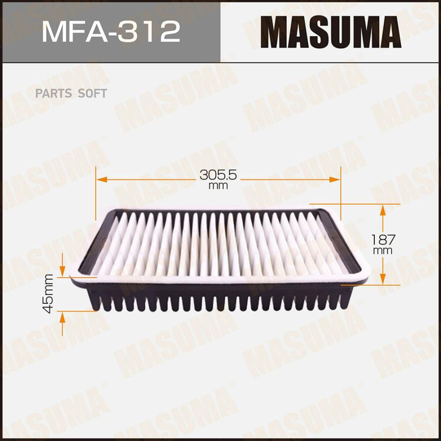 

MFA-312_фильтр воздушный! Toyota Chaser 2.0/2.5/3.0i 96-01