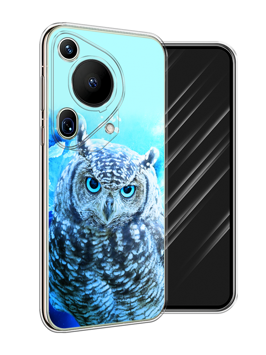 

Чехол Awog на Huawei Pura 70 Ultra "Сова арт 7", Синий;голубой, 6124550-1