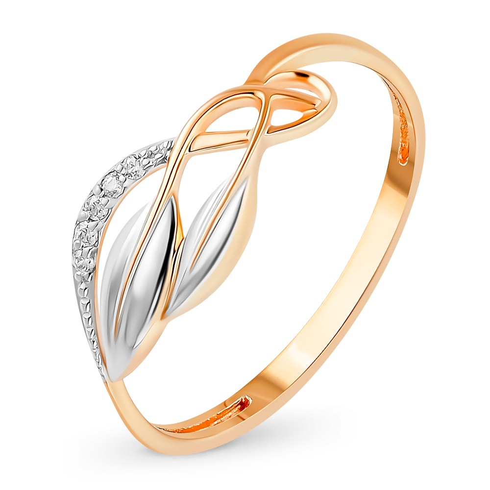 

Кольцо из красного золота с фианитом р.  585Gold 301010373, 301010373