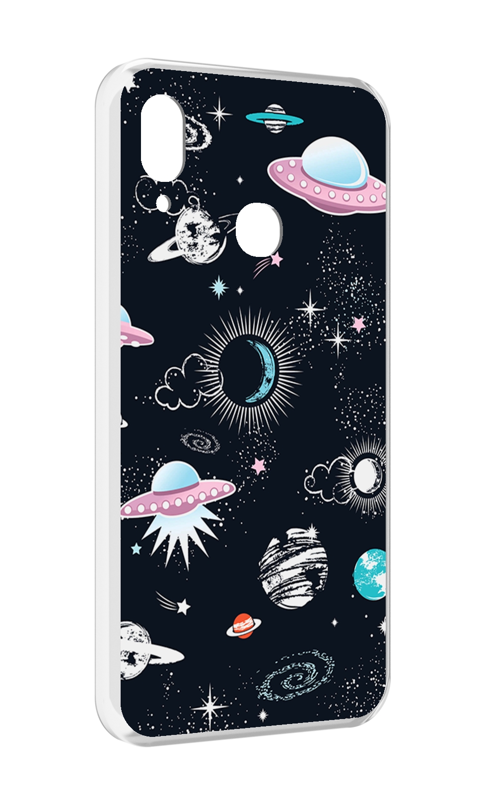 

Чехол MyPads космос-мини-картинки для BQ BQ-6040L Magic, Прозрачный, Tocco