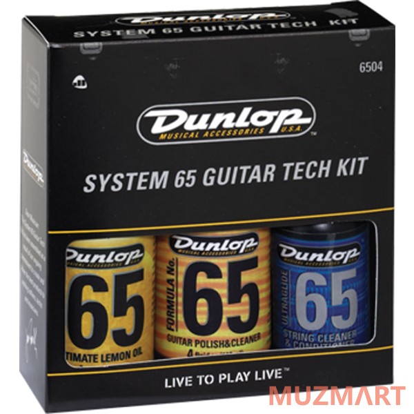 Dunlop 6504 System 65 Guitar Tech Kit Набор по уходу за гитарой