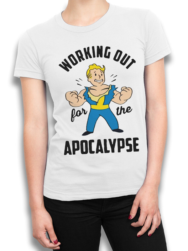 фото Футболка женская design heroes fallout белая 2xl