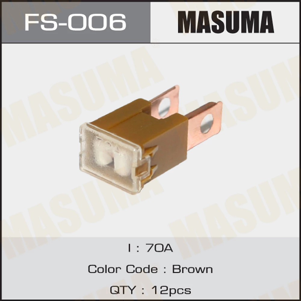 

Предохранитель Силовой 70А (П) Masuma Fs-006 MASUMA FS6