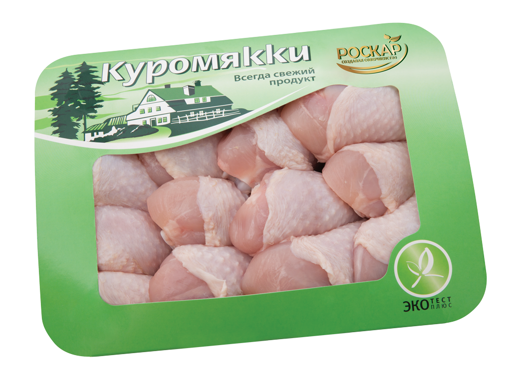 

Голень цыплят-бройлеров с кожей Куромякки верхняя часть охлажденная -690 г