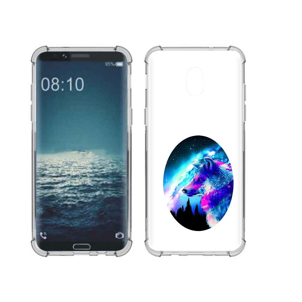 

Чехол MyPads Tocco для Samsung Galaxy J3 голубой волк (PT226926.574.293), Прозрачный, Tocco