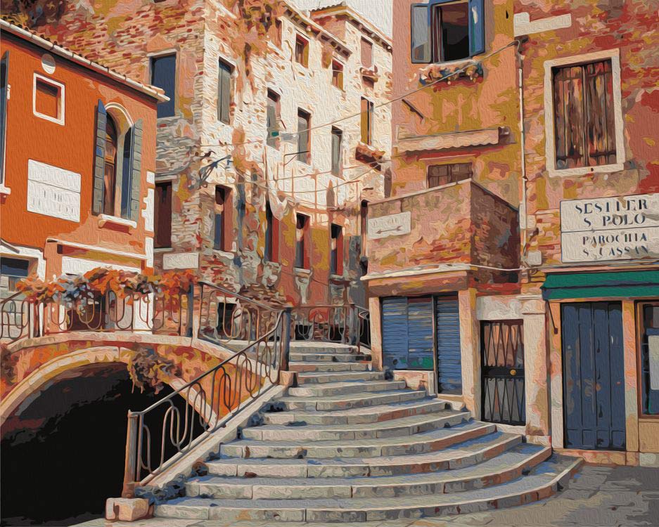 

Картина по номерам Артвентура Итальянская лесенка, Артвентура Итальянская лесенка