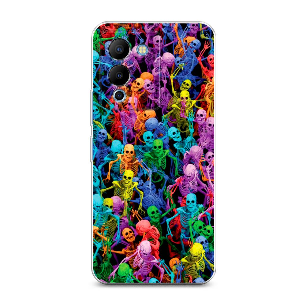 

Чехол для Infinix Note 12 G96 "Вечеринка скелетов", Фиолетовый;желтый;оранжевый, 3101550-6