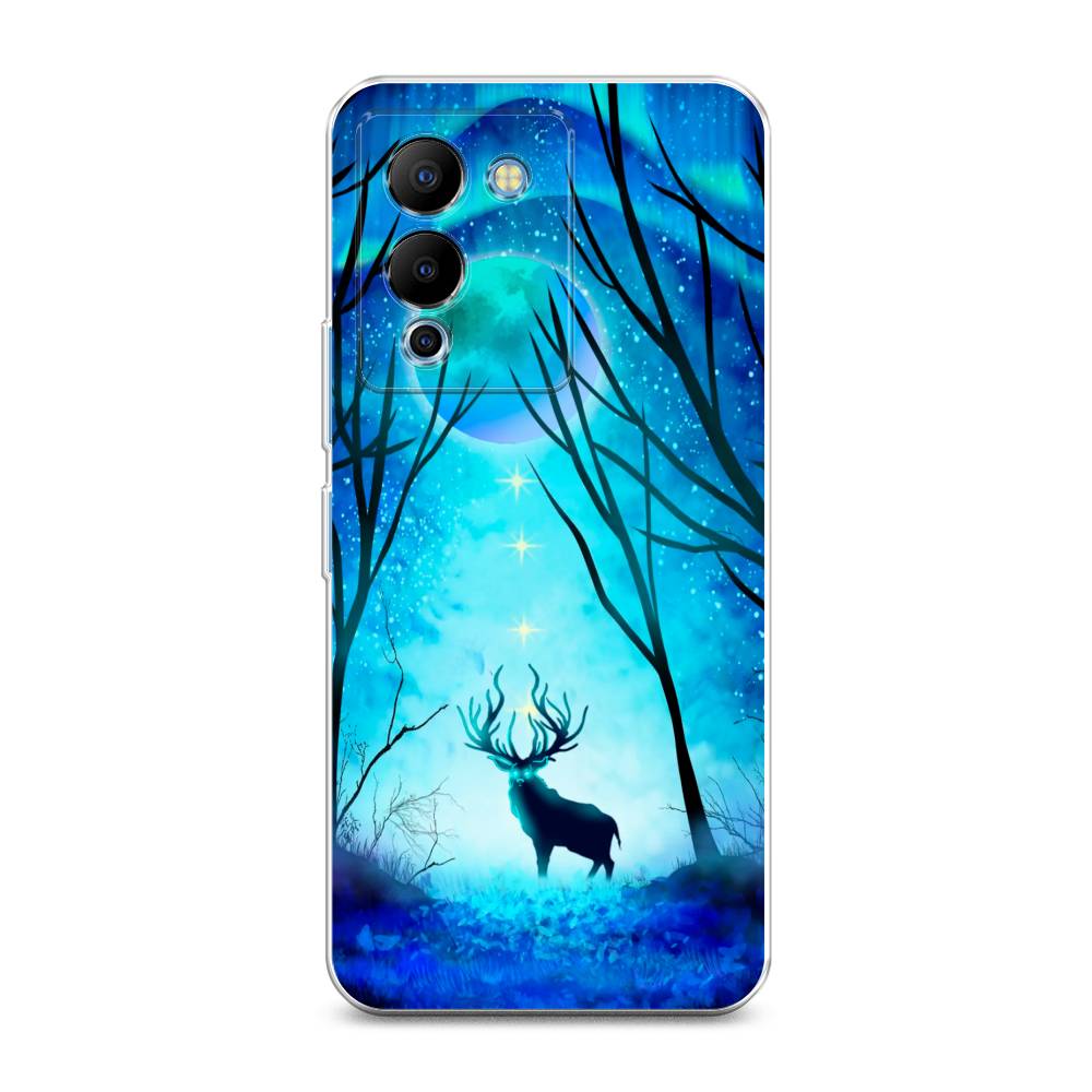 

Чехол для Infinix Note 12 G96 "Олень северное сияние", Синий;черный;голубой, 3101550-1