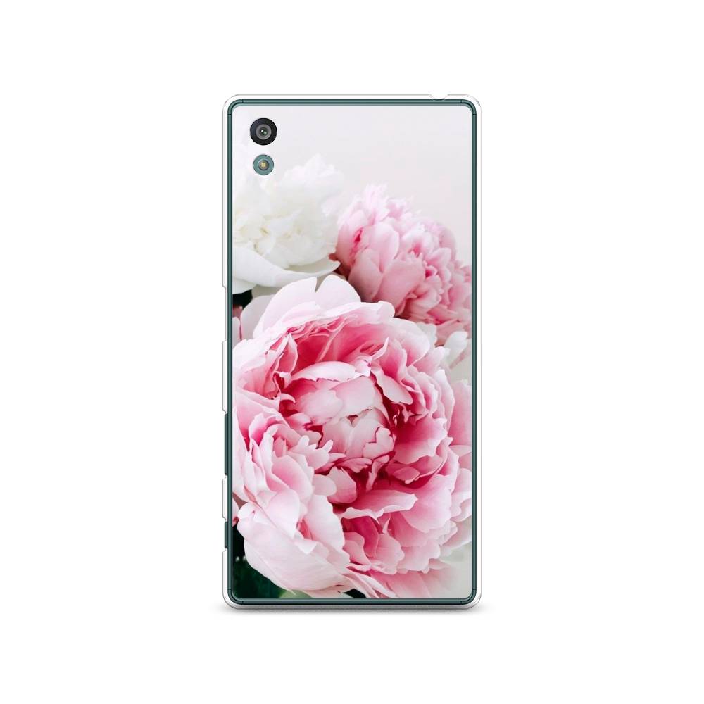 

Чехол на Sony Xperia Z5 (Z5 Dual) "Розовые и белые пионы", Розовый;белый, 52150-2