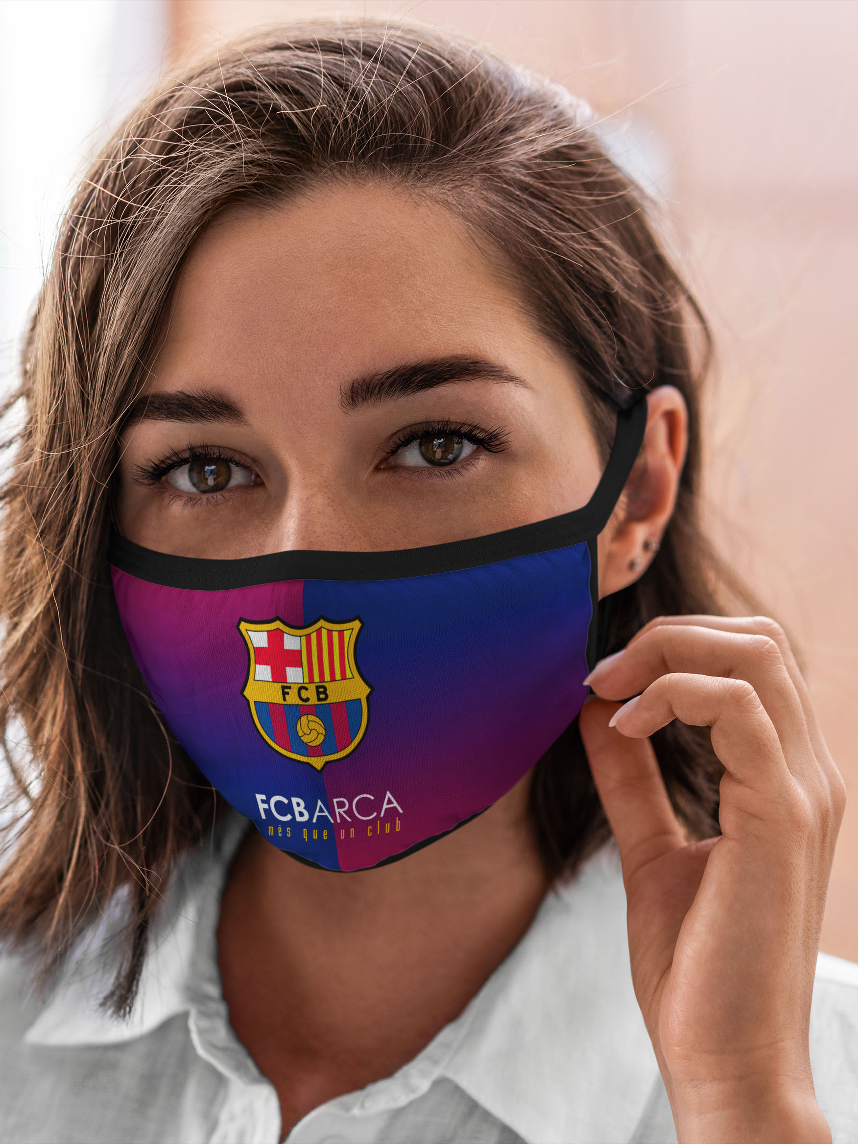 

Многоразовая маска унисекс Burnettie Barcelona Fc Barca, Разноцветный, Barcelona Fc Barca