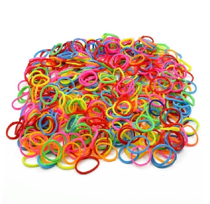 фото Набор резиночек tukzar цветные для плетения браслетов,12 пакетов по 200 резиночек