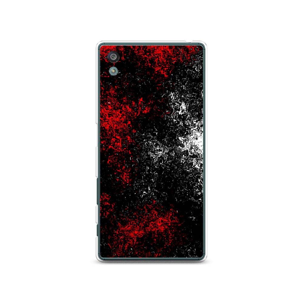 

Чехол на Sony Xperia Z5 (Z5 Dual) "Монотипия", Красный;черный;белый, 52150-3