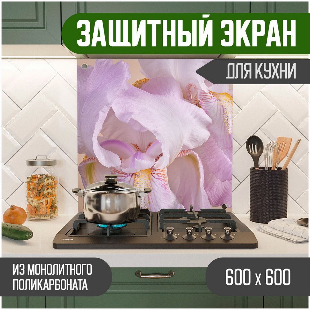 

Защитный экран для кухни Teslaplast Цветы 600-019, Разноцветный, ЗЭ-Цветы-600-019