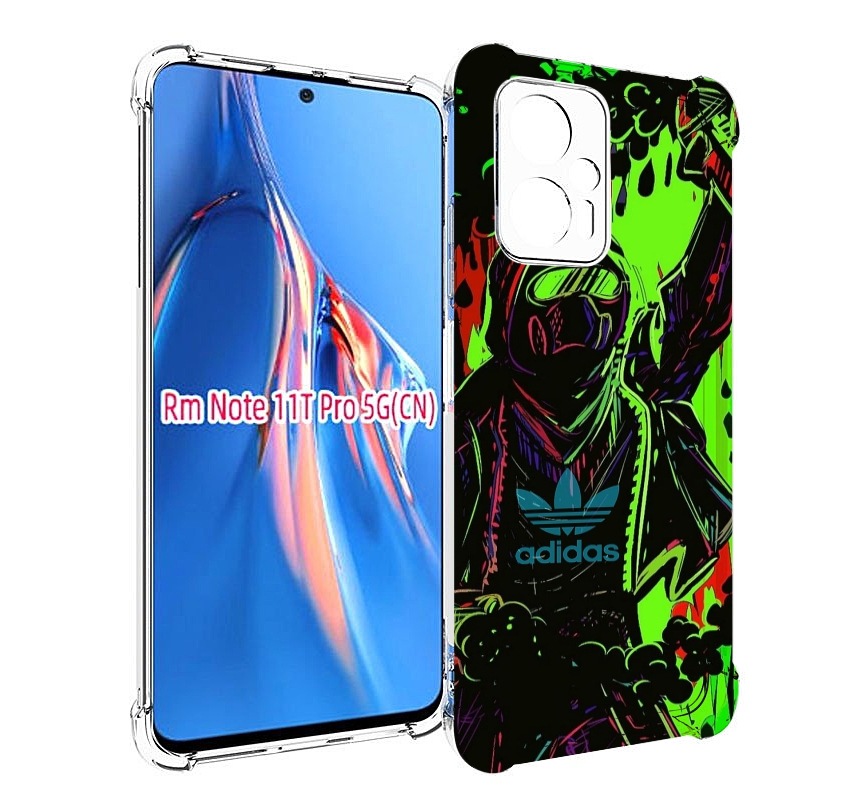 

Чехол MyPads мужчина в красках адидас для Xiaomi Redmi Note 11T Pro / 11T Pro Plus / Po..., Прозрачный, Tocco