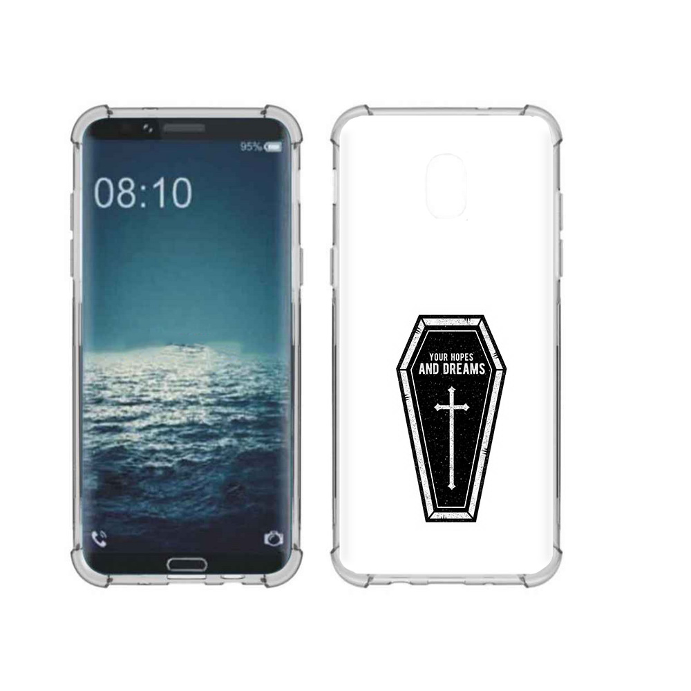 

Чехол MyPads Tocco для Samsung Galaxy J3 гроб с мечтами (PT226926.574.299), Прозрачный, Tocco