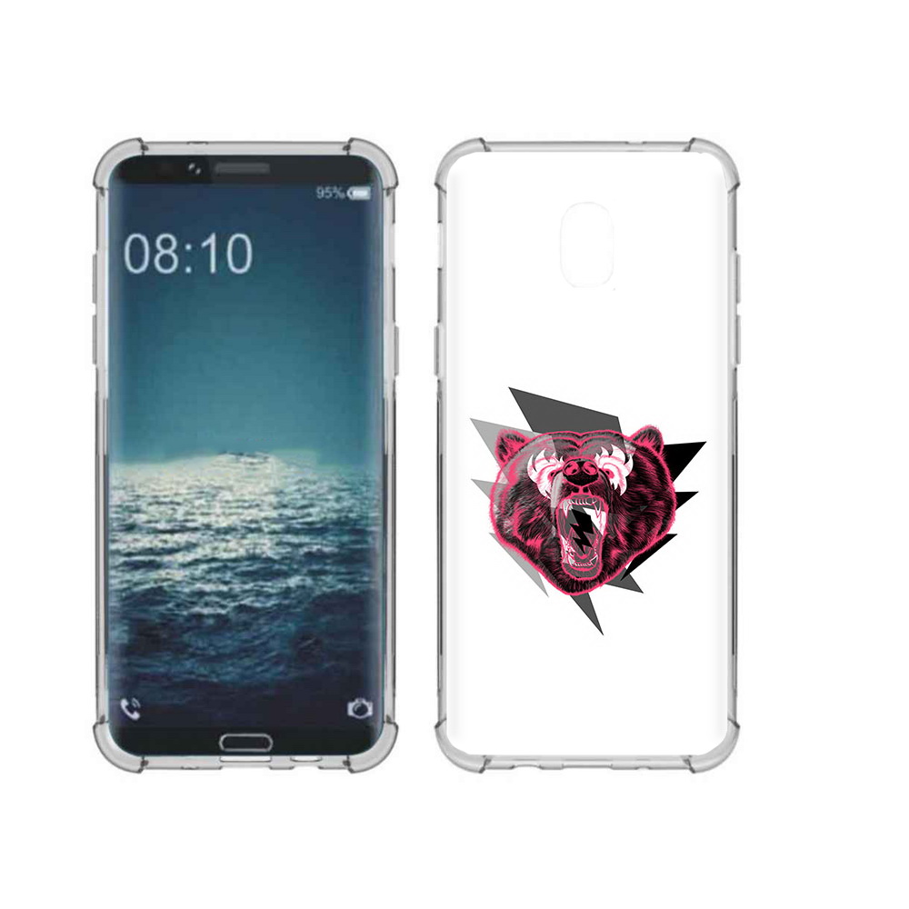 

Чехол MyPads Tocco для Samsung Galaxy J3 грозовой медведь (PT226926.574.301), Прозрачный, Tocco