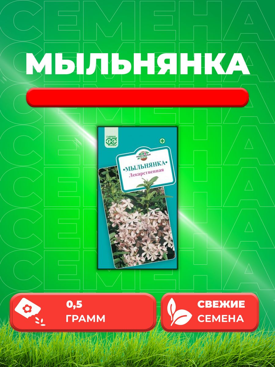 

Семена Мыльнянка лекарственная Симфония 0,5 г.