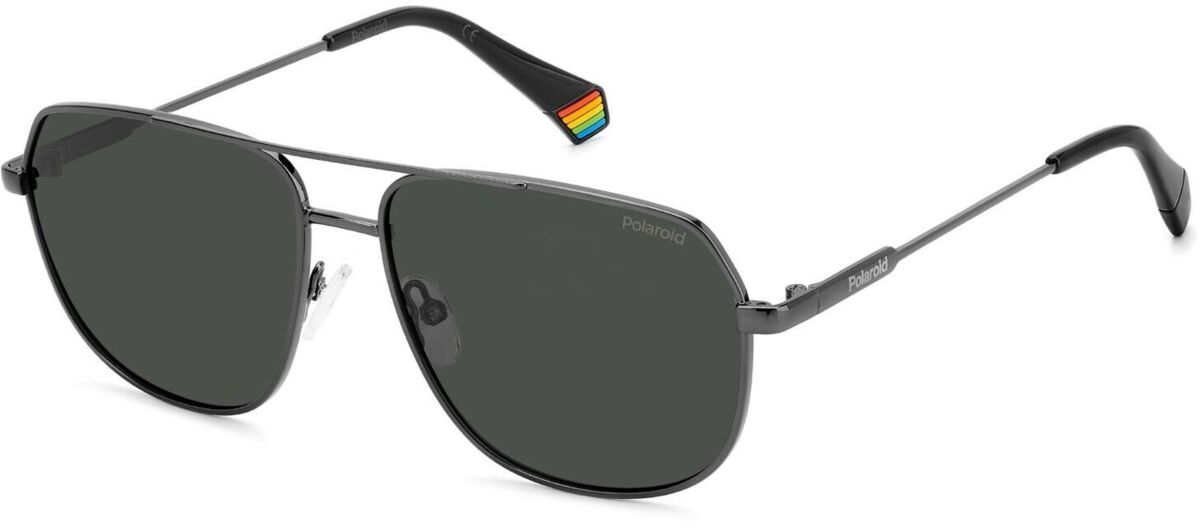 

Солнцезащитные очки унисекс Polaroid PLD 6195/S/X KJ1 серые, PLD 6195/S/X KJ1