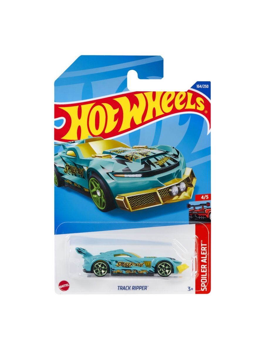 

Машинка Hot Wheels коллекционная (оригинал) TRACK RIPPER бирюзовый, HCV49
