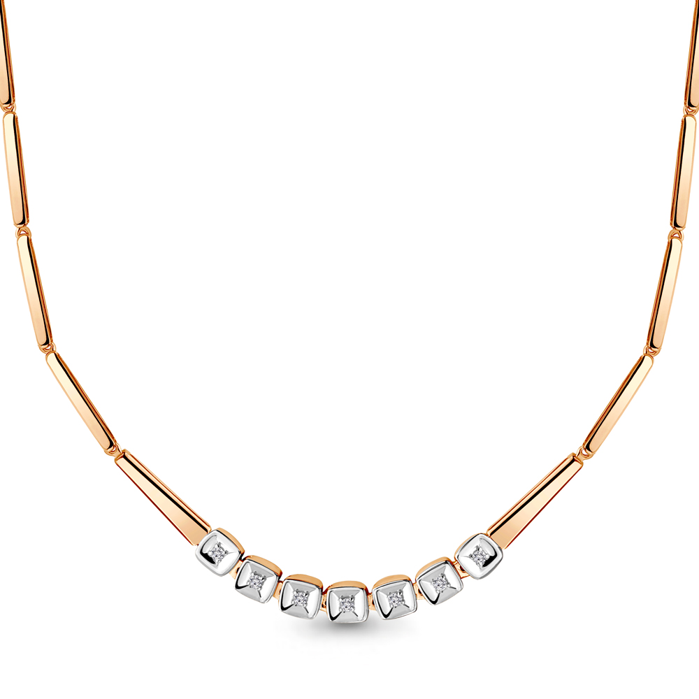 

Колье из красного золота с бриллиантом Aquamarine Aquamarine 970450Ак_585_кз 45 см, 970450Ак_585_кз